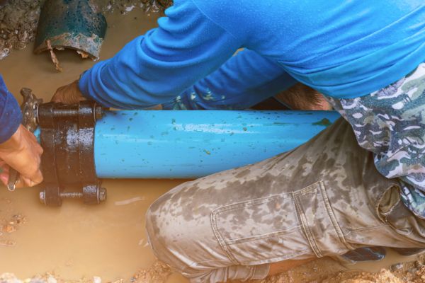 Underground Water Line Repair in Bossier City
